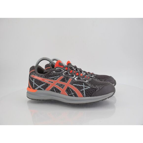 Asics Endurant Womens Running Shoes 8.5 Sneakers Gray Orange Athletic Running - Picture 1 of 12